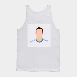 Gareth Bale Minimalistic Face Art Tank Top